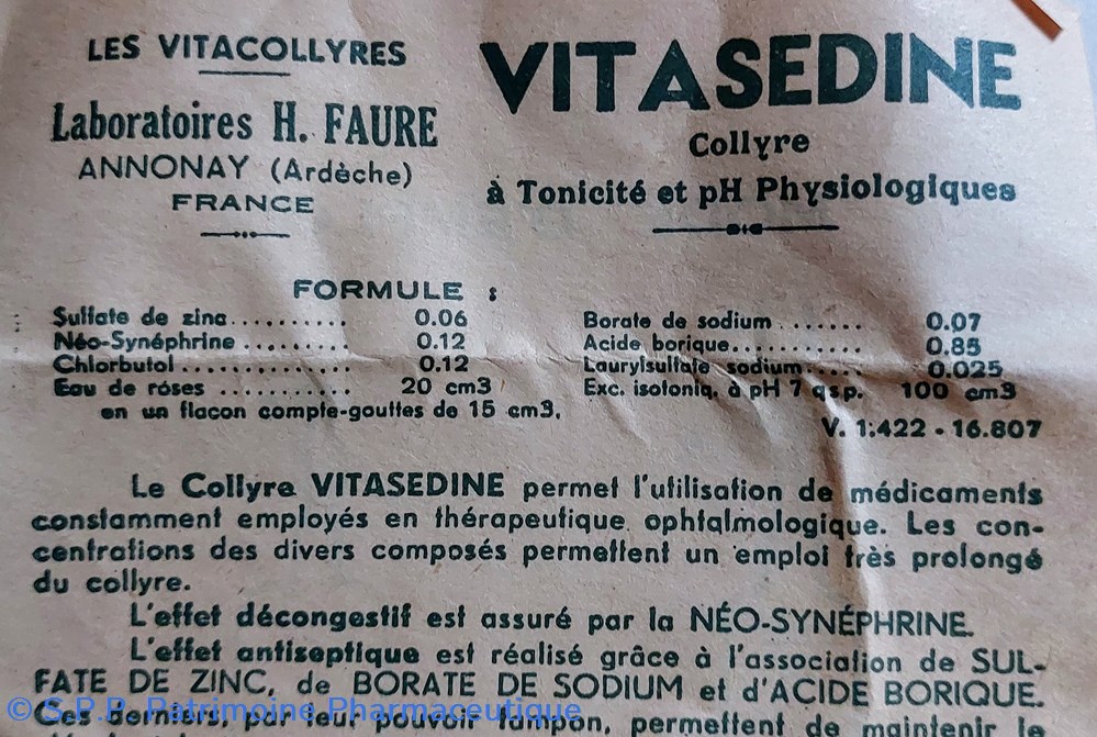 VITASEDINE VITACOLLYRES 15 ml - FAURE 8 science pharmacie vitasedine vitacollyres 15 ml faure