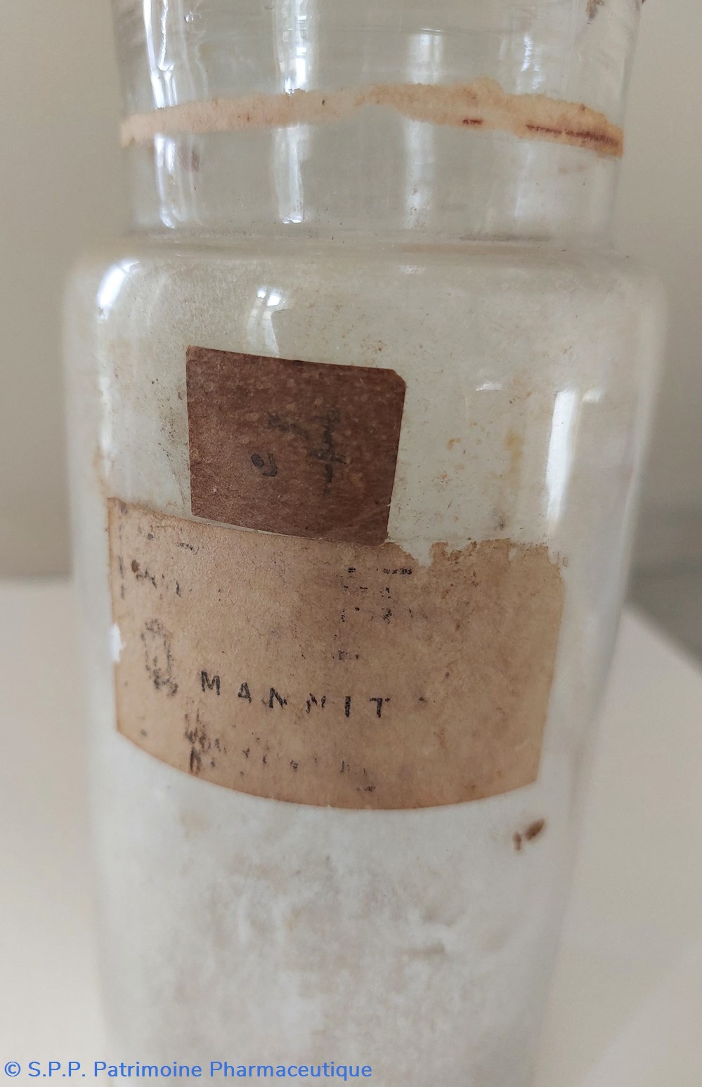 MANNITOL ? Pot en verre transparent science pharmacie mannitol pot en verre transparent