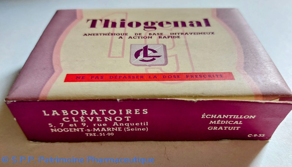 THIOGENAL- 1 flacon 1 g et 1 ampoule 10 cc. 5 science pharmacie thiogenal 1 flacon 1 g et 1 ampoule 10 cc