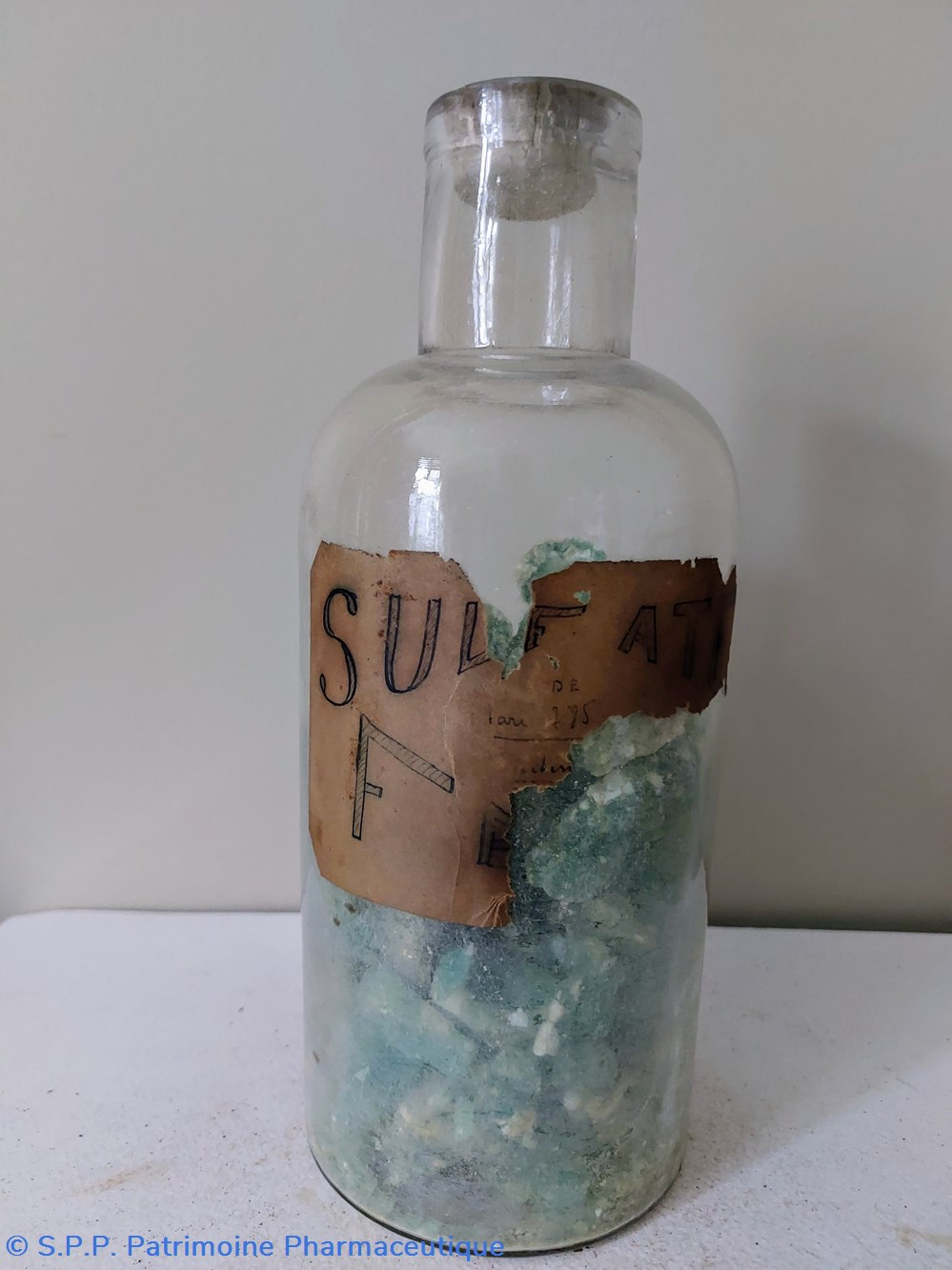 science pharmacie sulfate de fer cristaux