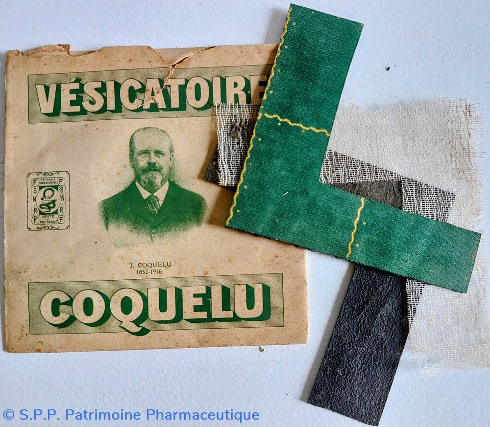 VESICATOIRE COQUELU ( Pansements) 3 science vesicatoire coquelu pansements
