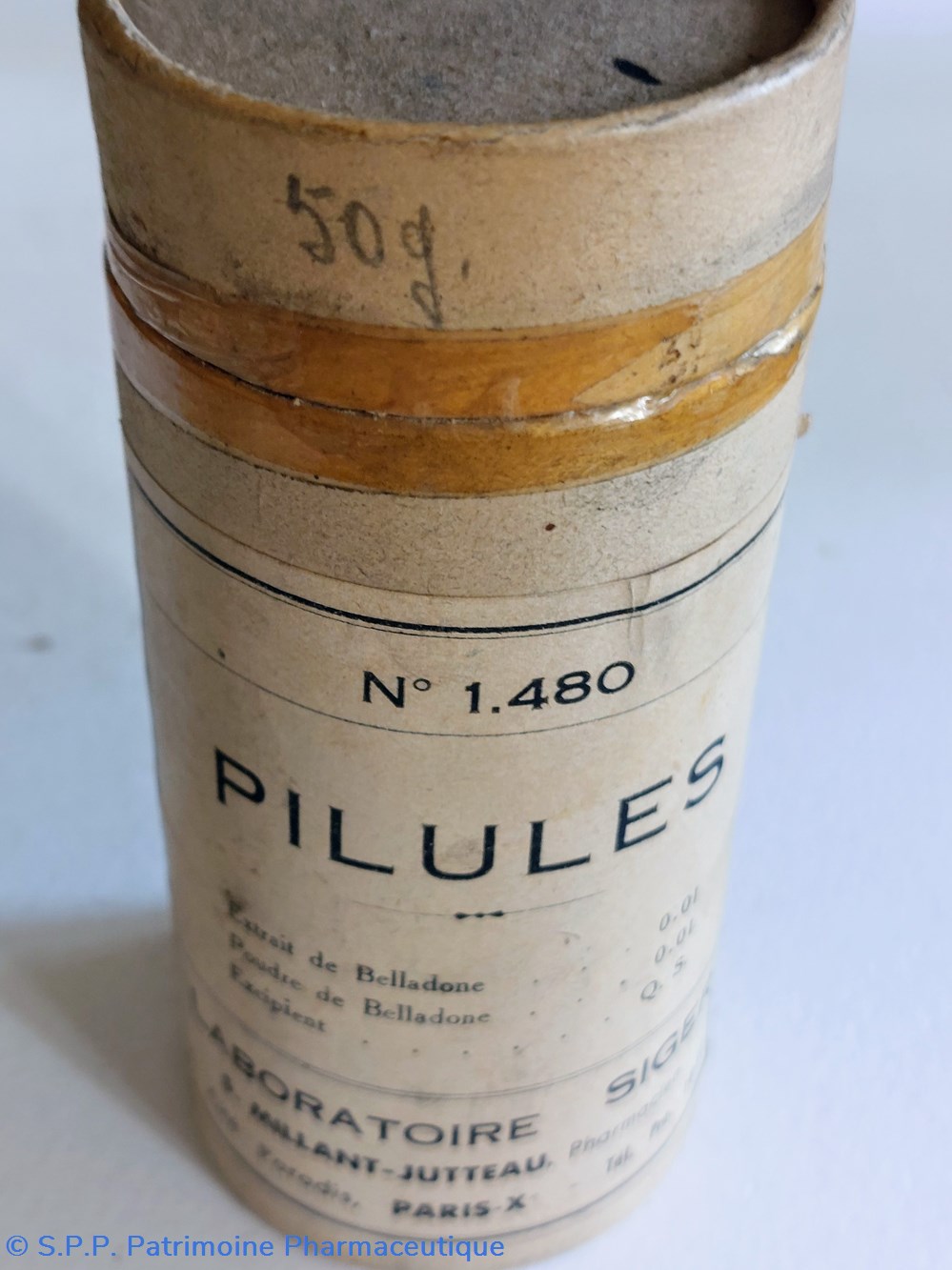 PILULES N0 1480 Lab. SIGER 4 science pharmacie pilules n0 1480 lab siger