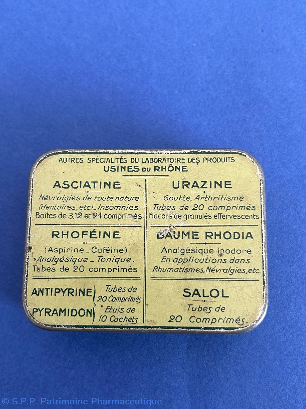ASPIRINE Usines du Rhône 3 science pharmacie aspirine usines du rhone