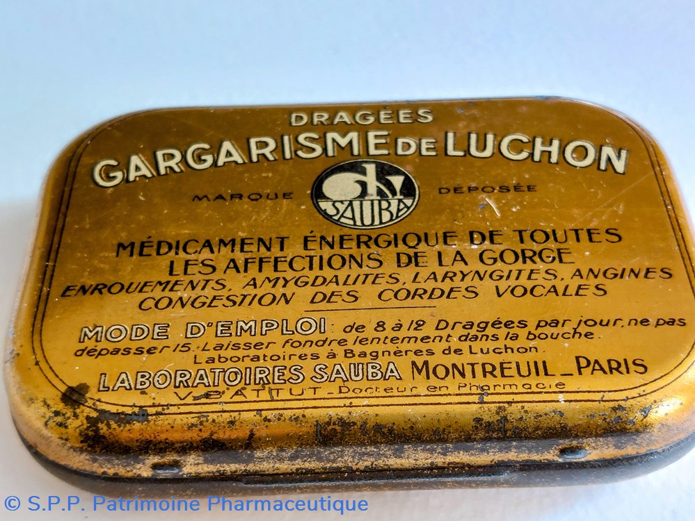 GARGARISME DE LUCHON ( Dragées) 4 science gargarisme de luchon dragees