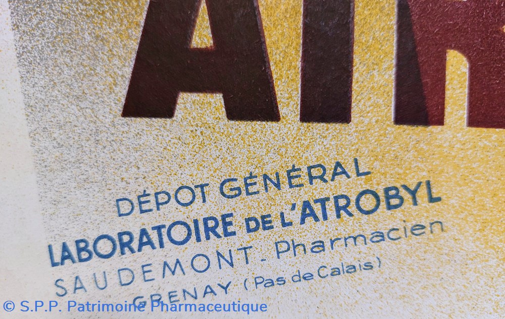 ATROBYL Affiches / traitement de constipation 4 objets publicitaires atrobyl affiches traitement de constipation