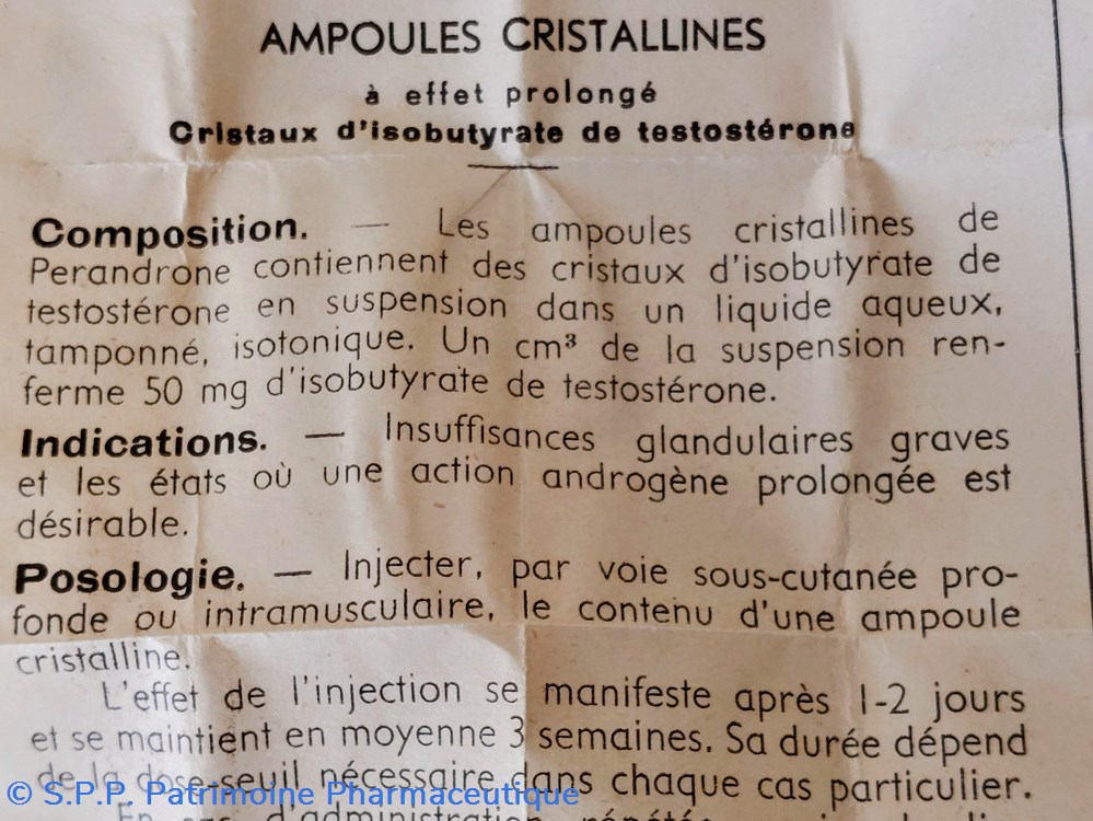science pharmacie perandrone ampoule cristalline ciba