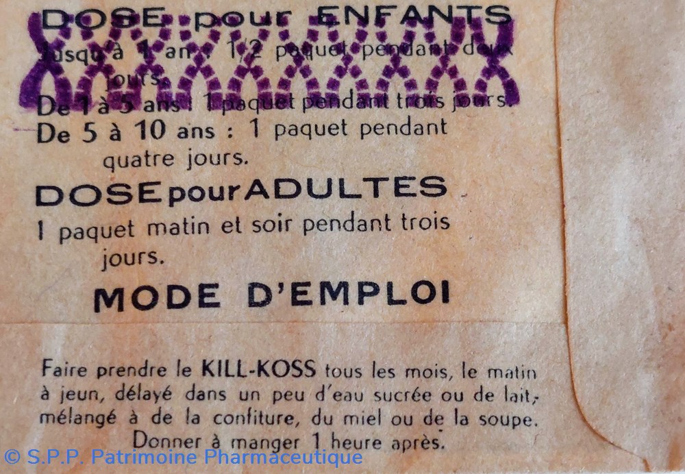 VERMI - PAQUET KILL- KOSS (poudre) 8 science vermi paquet kill koss poudre