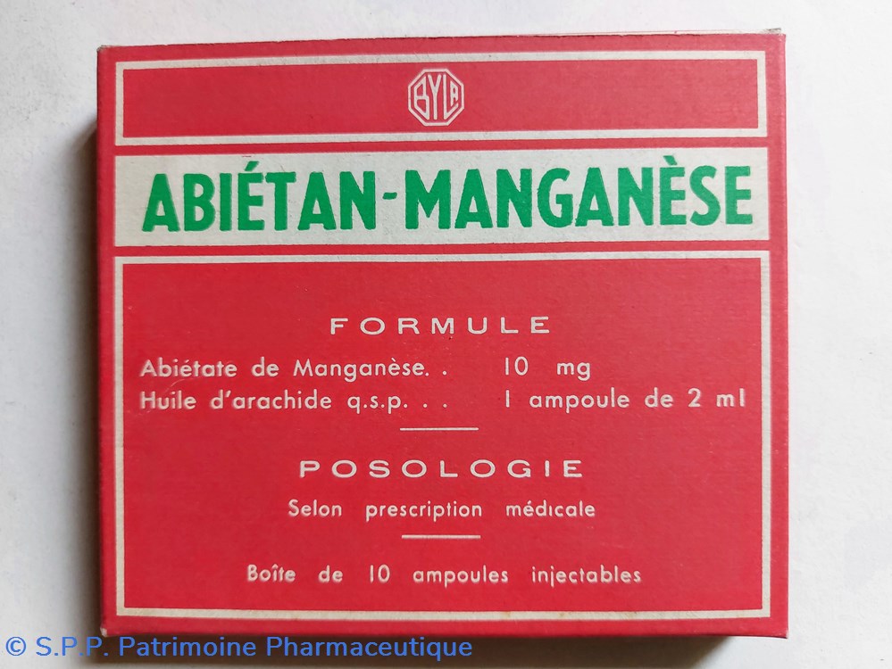 science pharmacie abietan manganese 10 ampoules byla