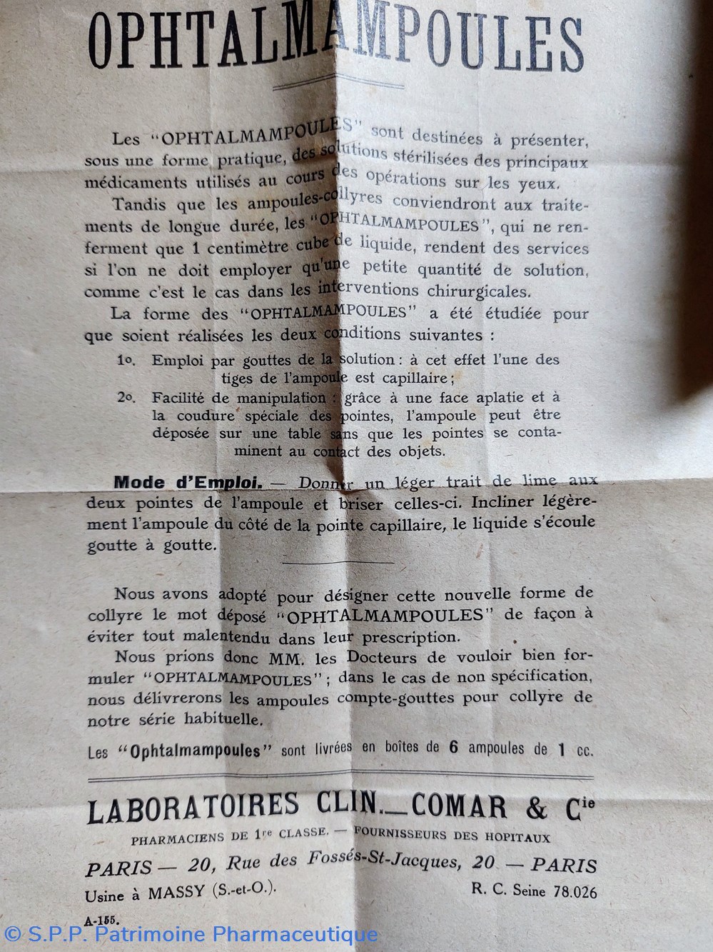 OPHTALMAMPOULES COCAÏNE Chlorhydrate 4% 6 science pharmacie ophtalmampoules cocaine chlorhydrate 4