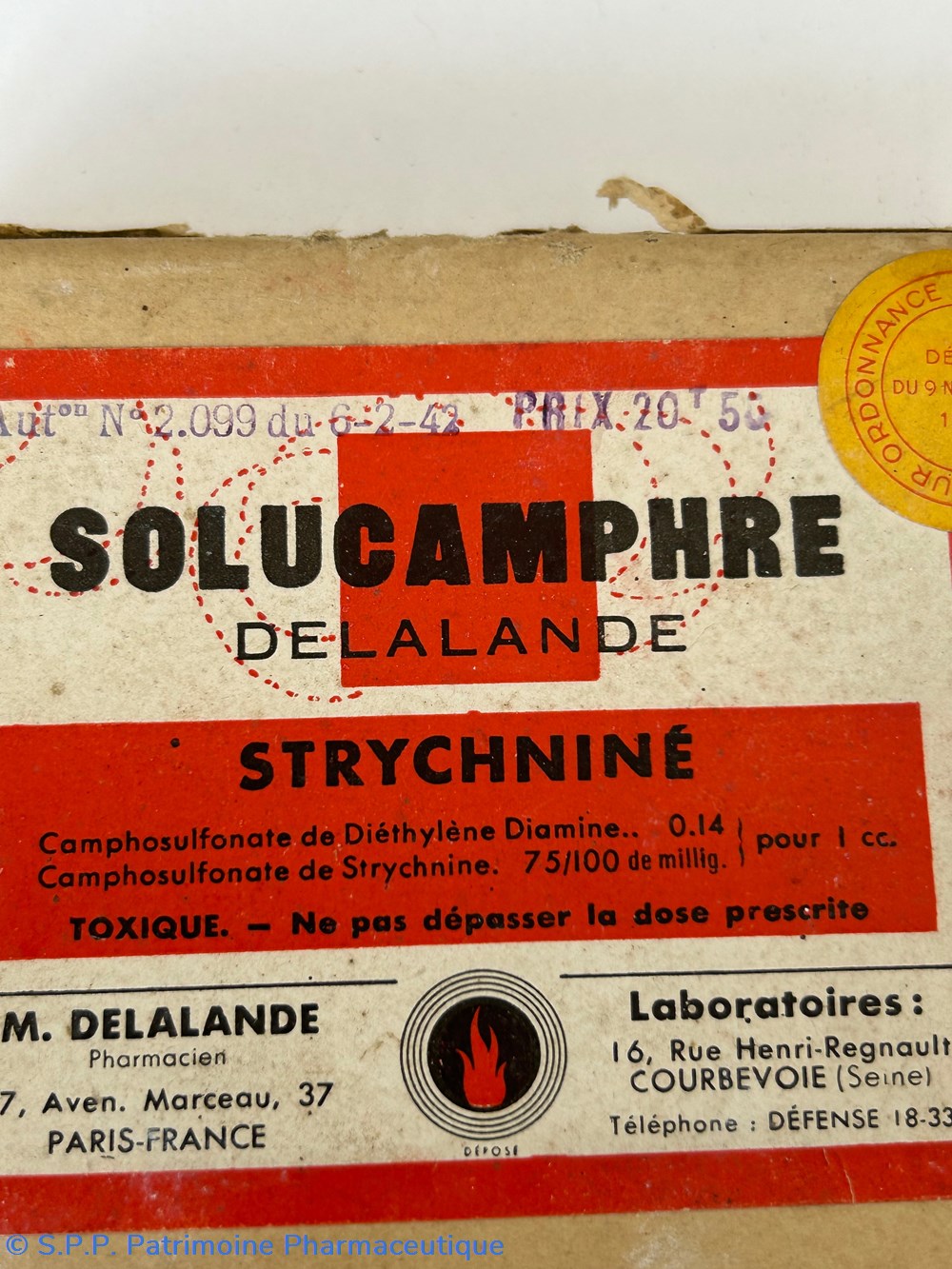 SOLUCAMPHRE Delalande Strychniné ( Ampoules ) 4 science pharmacie solucamphre delalande strychnine ampoules