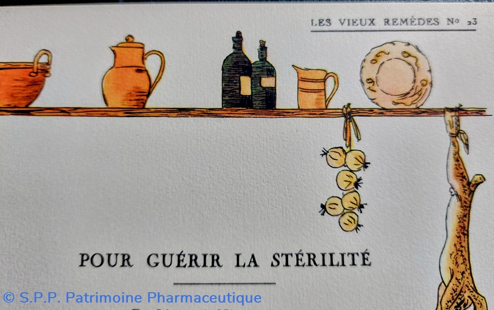 Lab. Paul - Métadier " Vieux Remèdes" no 23 2 objets publicitaires lab paul metadier vieux remedes no 23