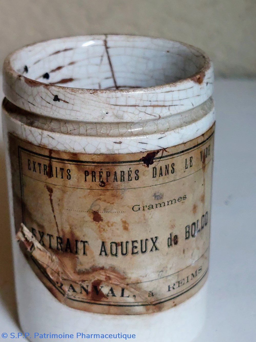science pharmacie pot a onguent extrait aqueux de boldo