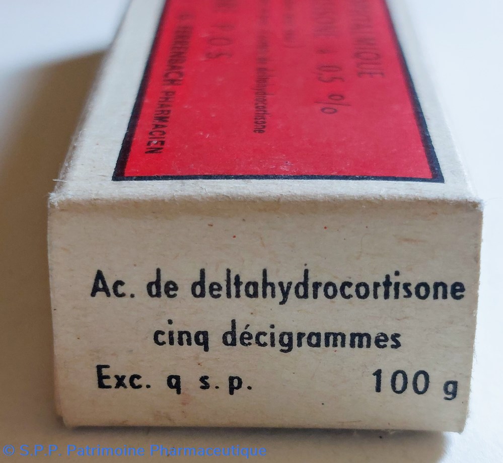 science pharmacie deltahydrocortisone pommade ophtalmologique