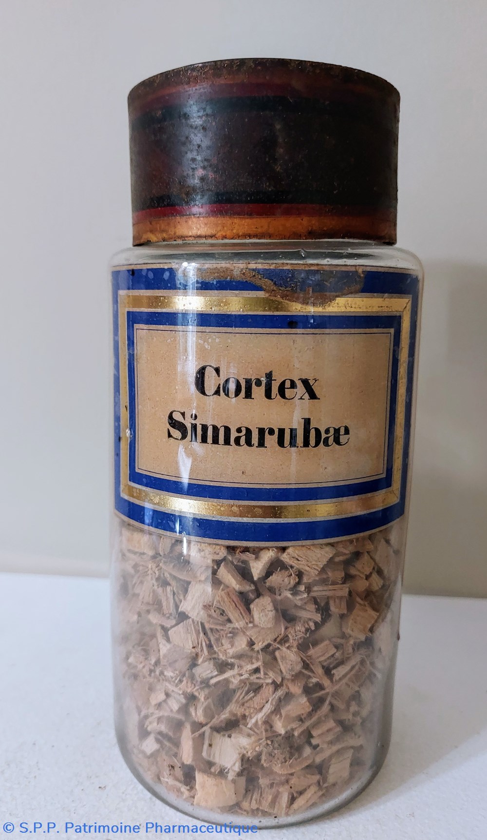 science pharmacie flacon herboristerie cortex simarubae