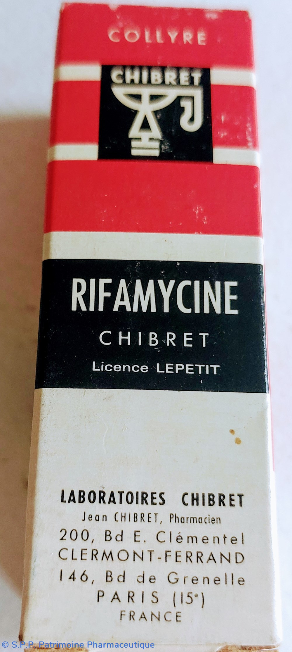 science pharmacie collyre rifamycine chibret