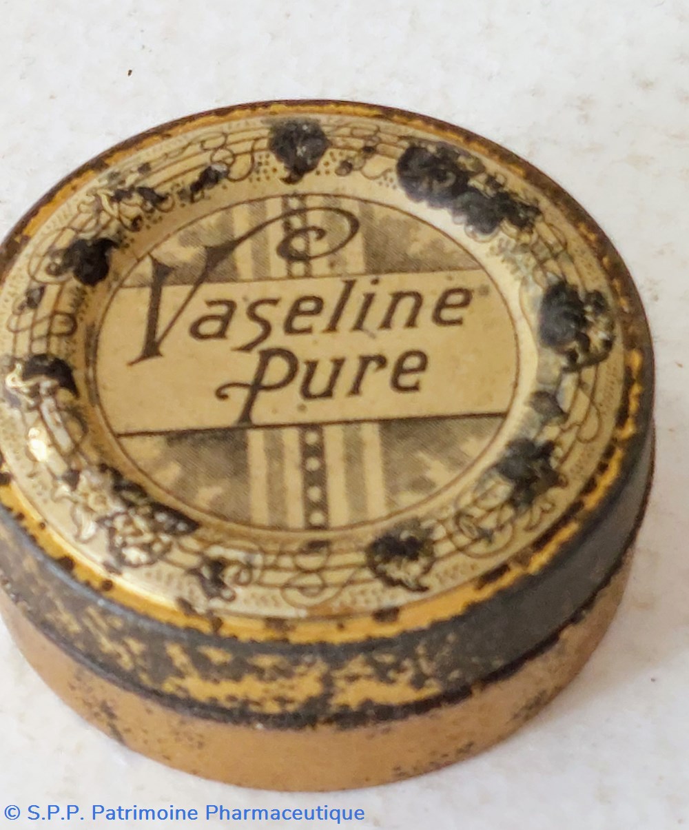 science pharmacie vaseline pure boite metal de poche