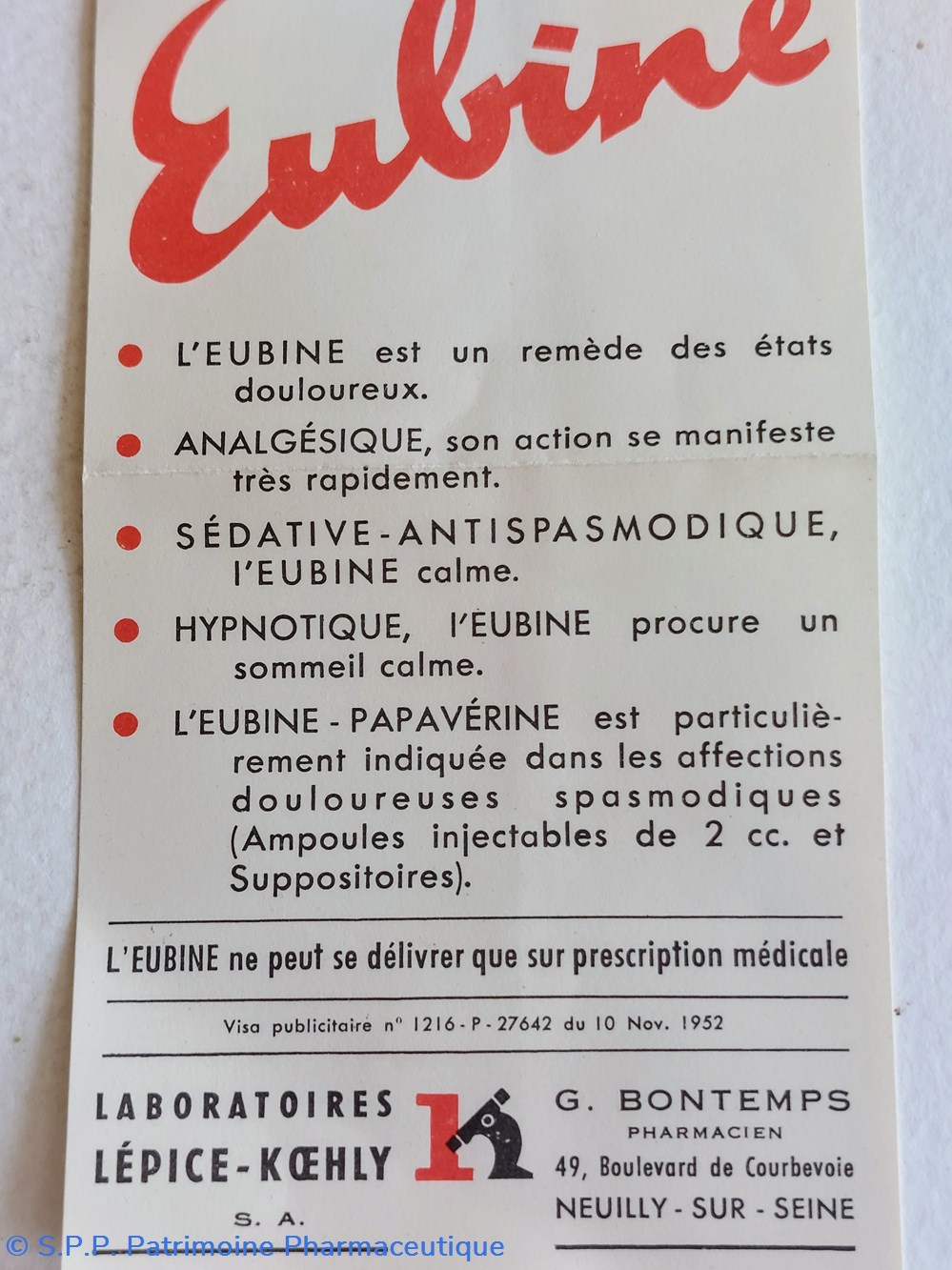 science pharmacie eubine papaverine 7 ampoules