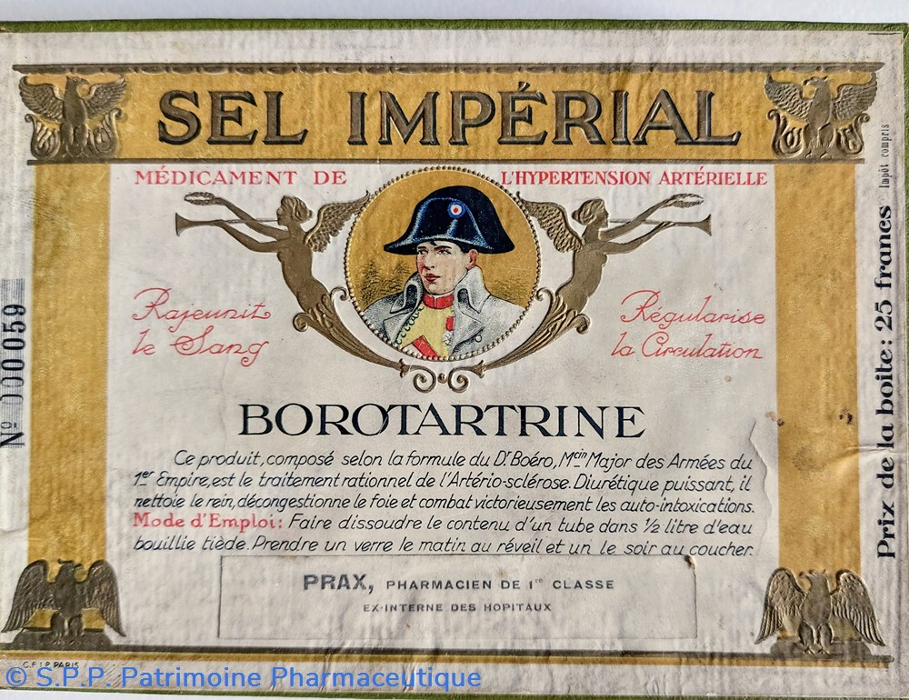 SEL IMPÉRIAL BOROTARTRINE 8 science sel imperial borotartrine