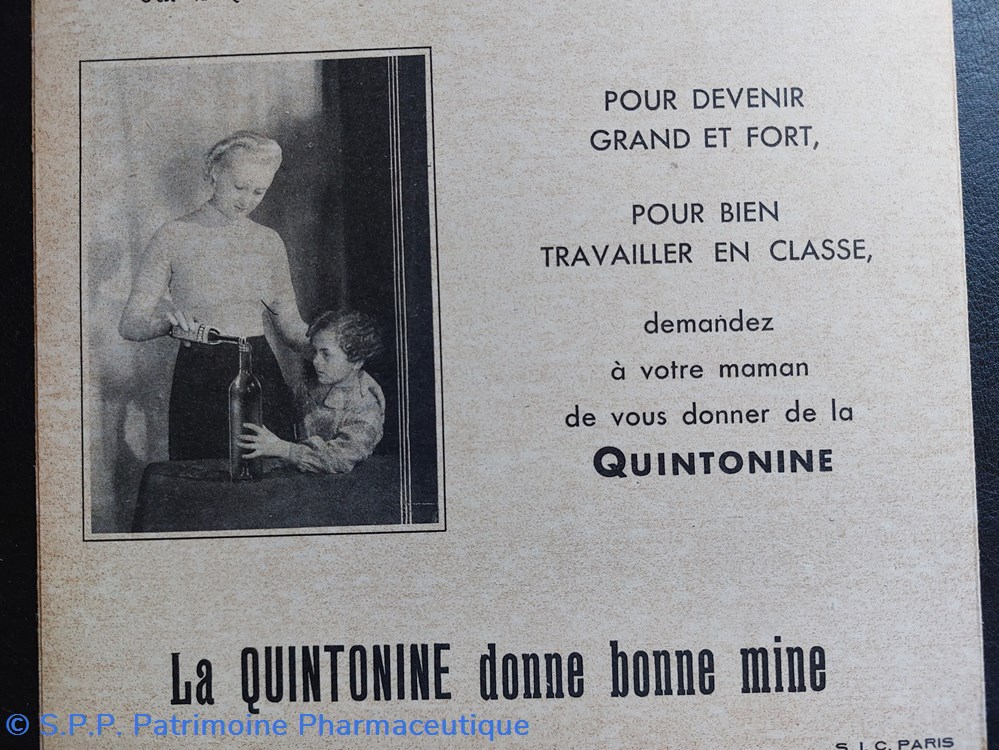 science pharmacie quintonine protege cahier nous irons plus au bois