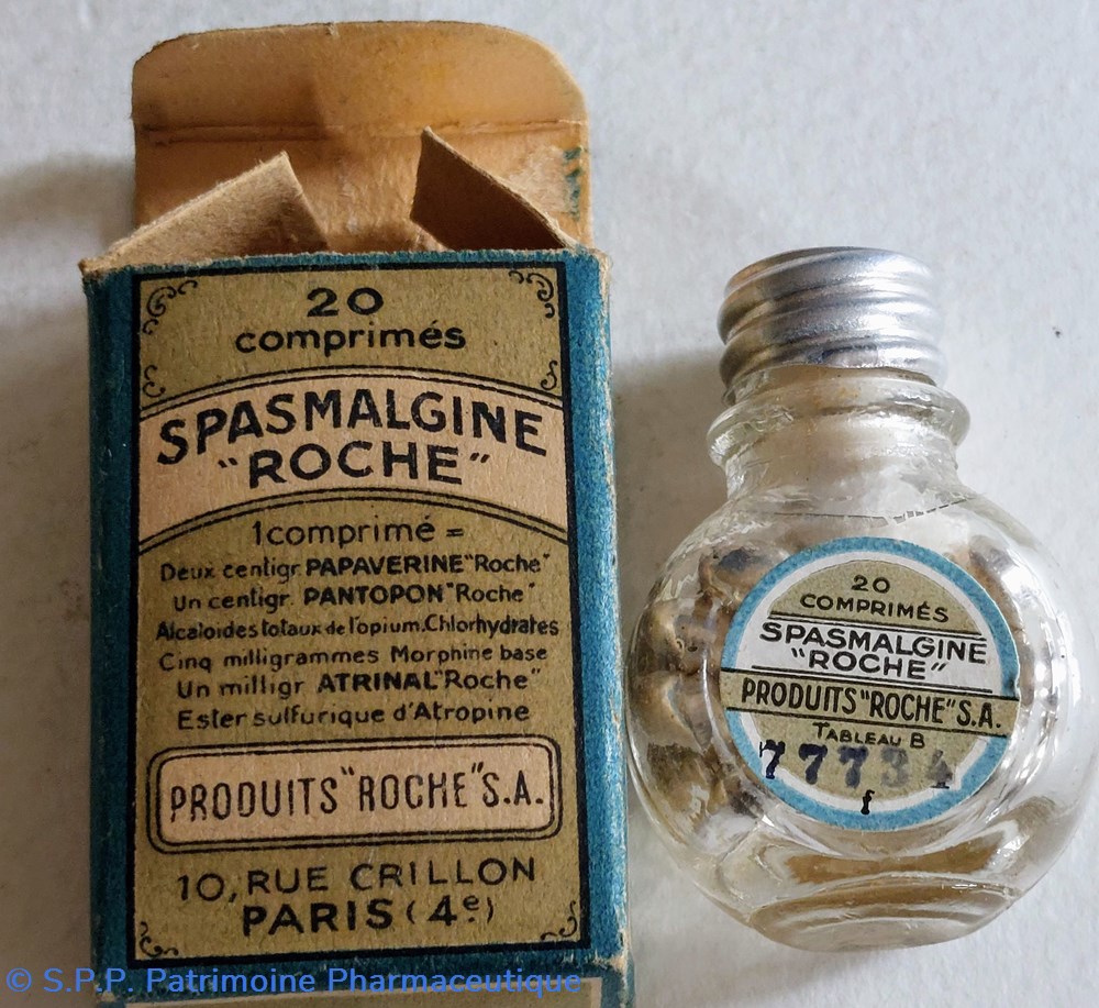 SPASMALGINE - ROCHE 20 Comprimés science pharmacie spasmalgine roche 20 comprimes