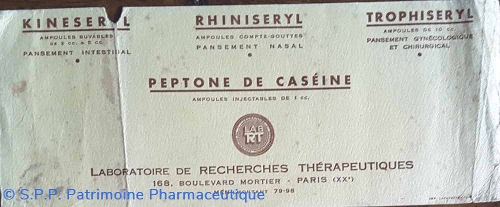 science pharmacie ampoules du laboratoire de recherches therapeutiques paris xx