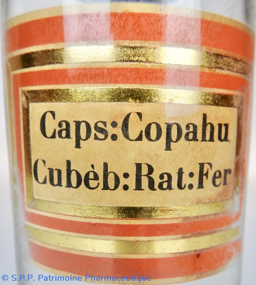 Flacon en verre petit modèle Pharmacie RAVASSE 2 science flacon en verre petit modele pharmacie ravasse