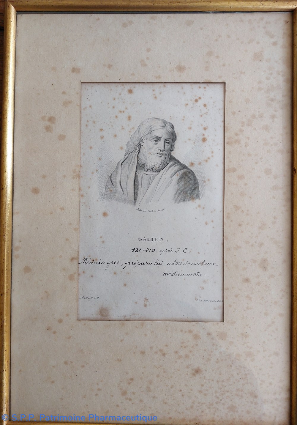 science pharmacie portrait de galien 131 210 apres jc