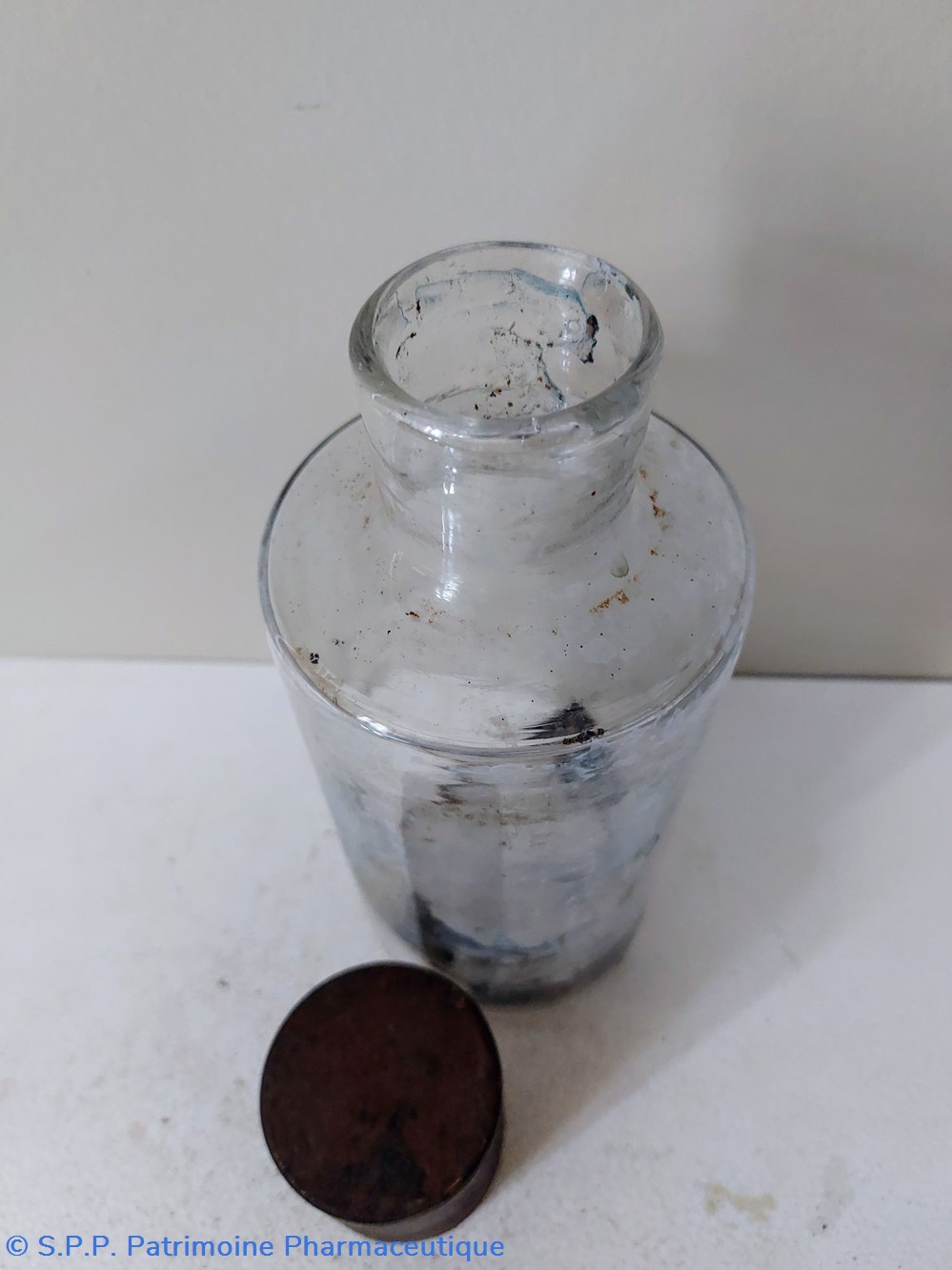 science 20 flacon de pharmacie en verre blanc