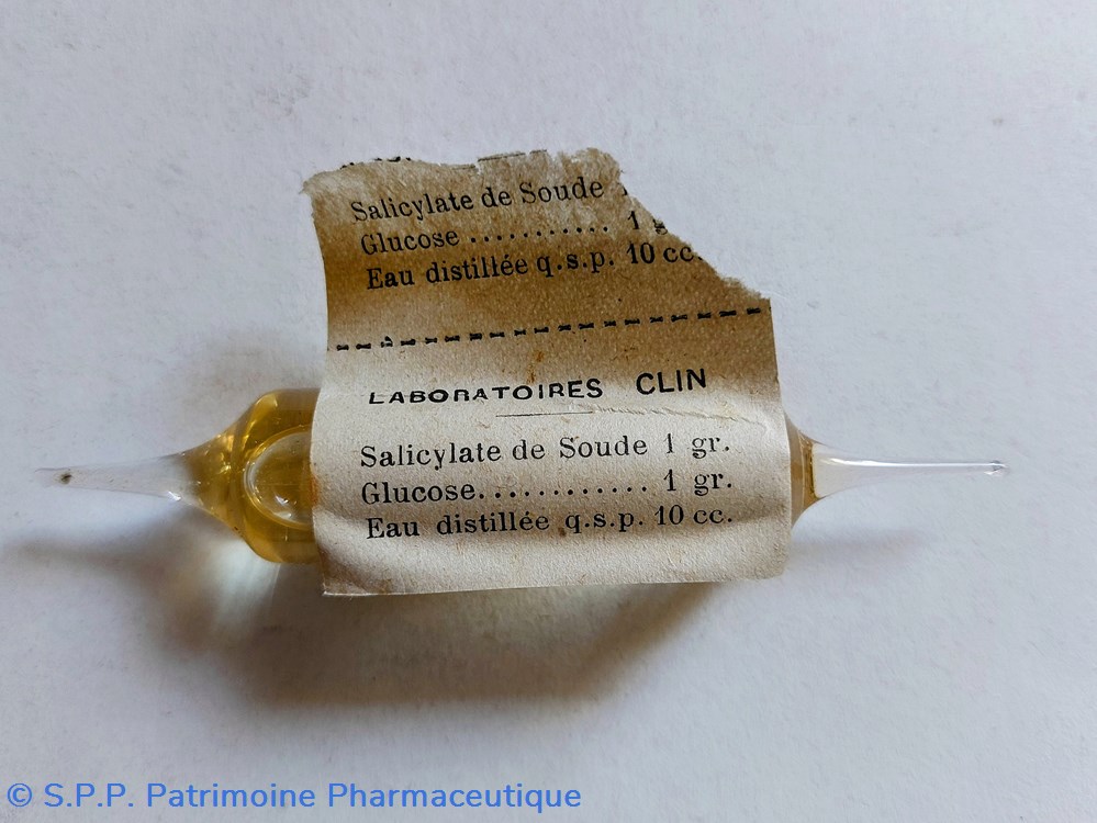 science pharmacie salicylate de soude clin glucose ampoules