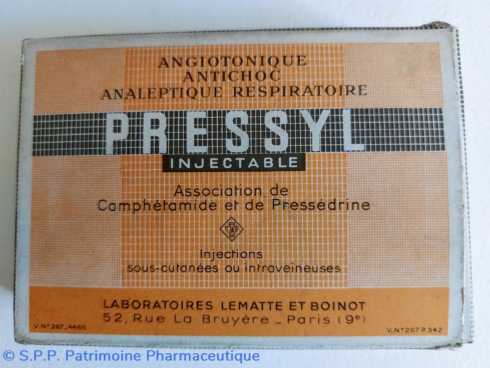 PRÈSSYL Injectable ( ampoules) science pharmacie pressyl injectable ampoules