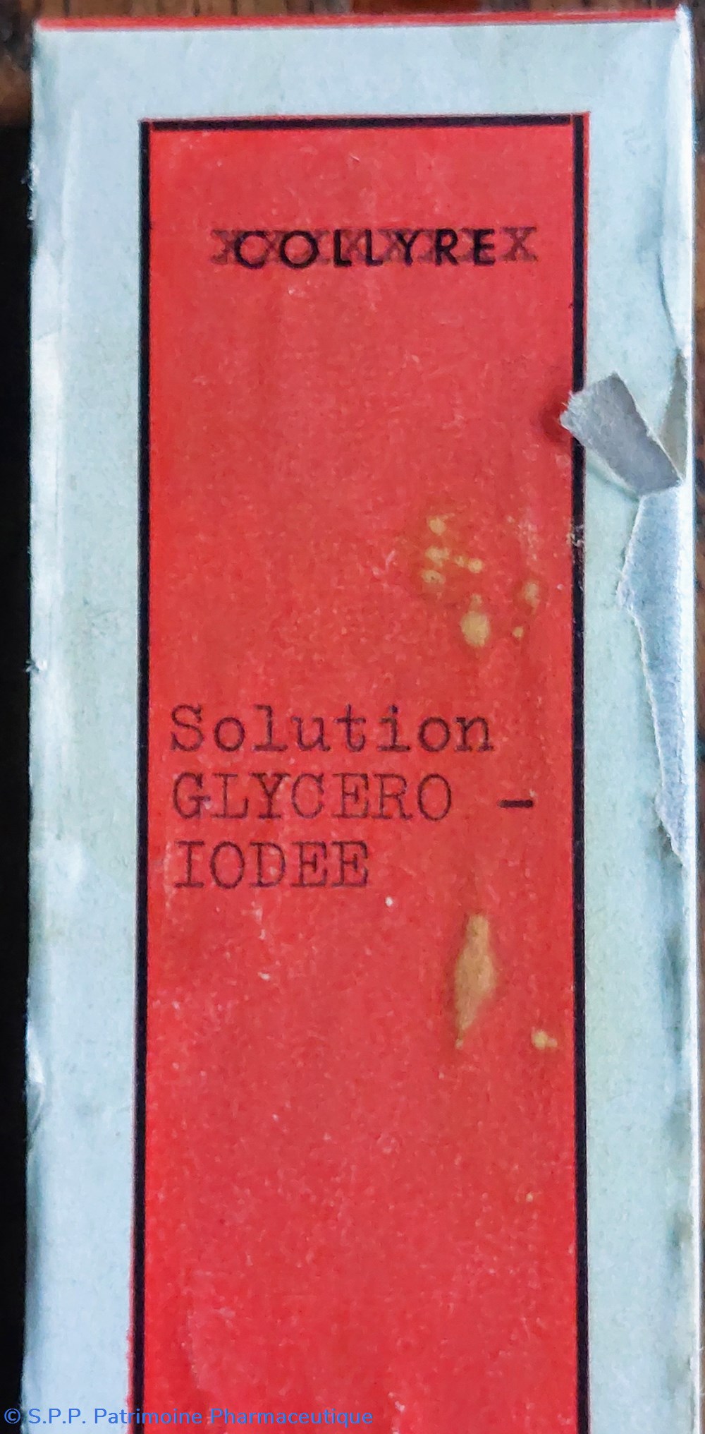 Solution Glycero Iodée "COLLYRE ?" science pharmacie solution glycero iodee collyre