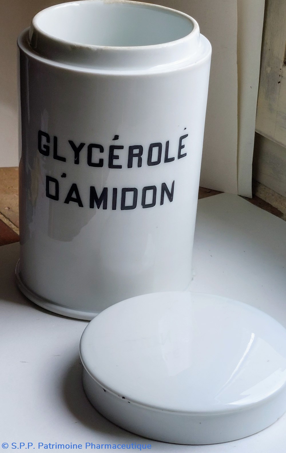 science glycerole amidon pot de pharmacie