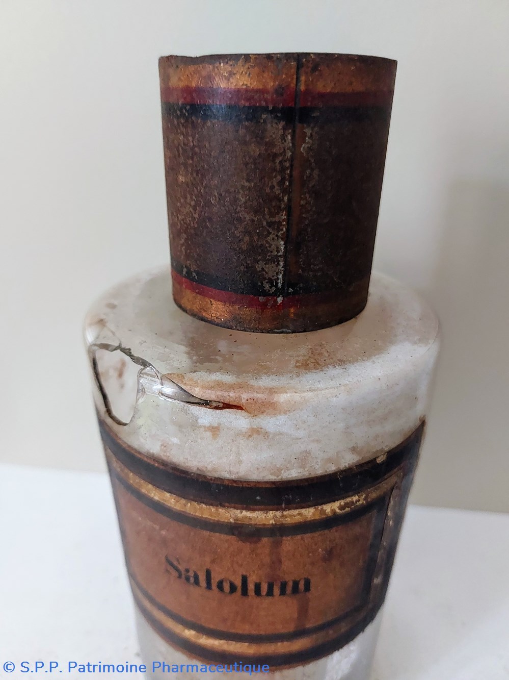 SALOL ou SALOLUM Flacon de pharmacie 4 science salol ou salolum flacon de pharmacie