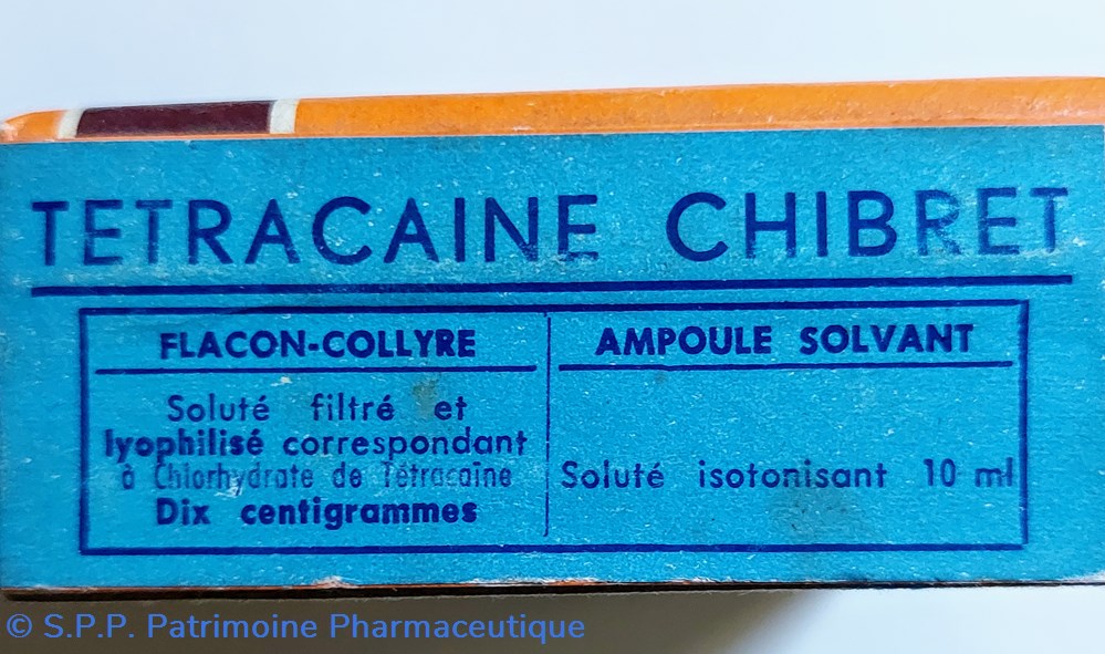 COLLYRE TETRACAÏNE CHIBRET 1% 5 science pharmacie collyre tetracaine chibret 1