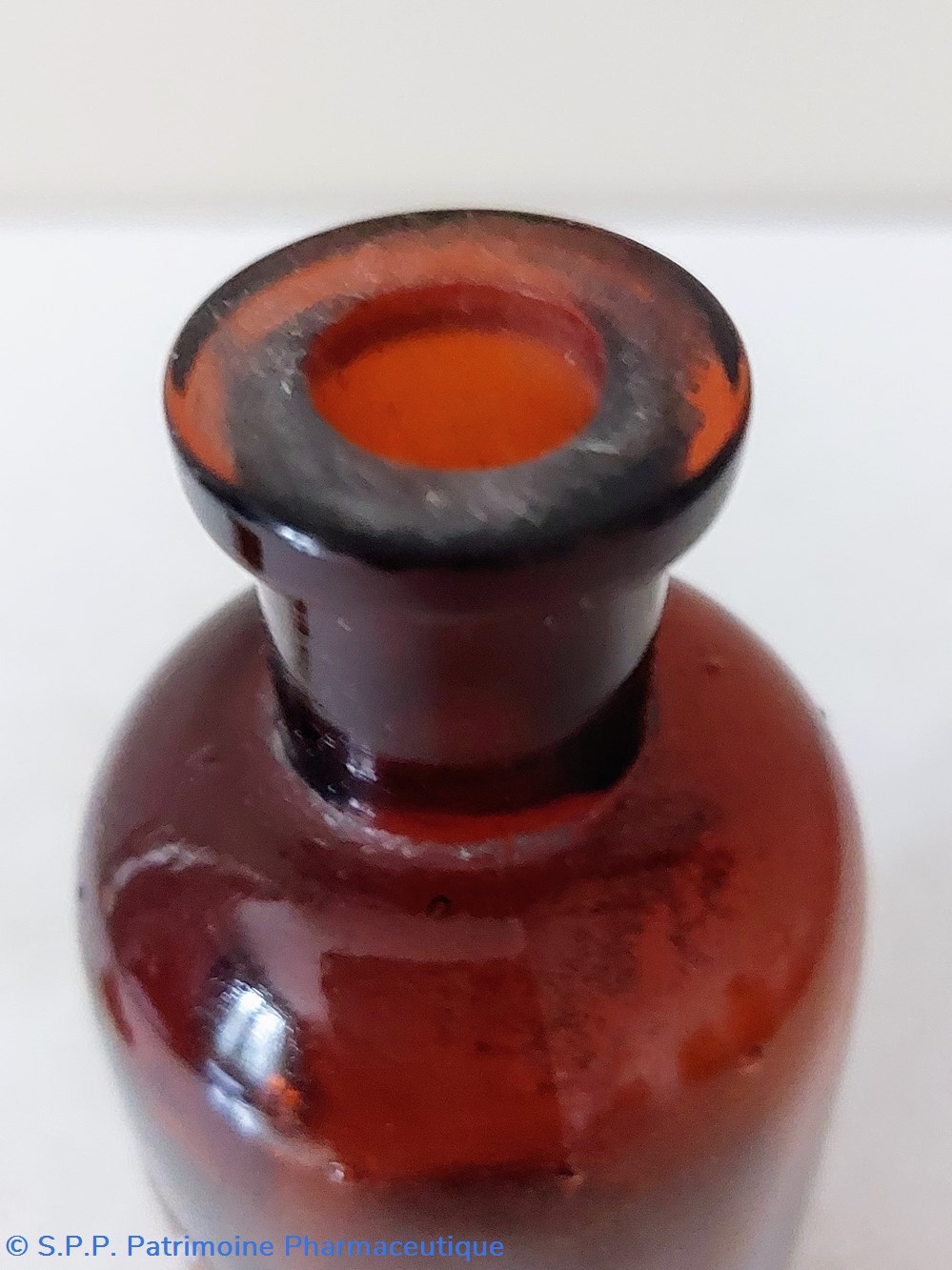 Flacon 11cm verre ambré " Teinture d'iode" 4 science pharmacie flacon 11cm verre ambre teinture iode