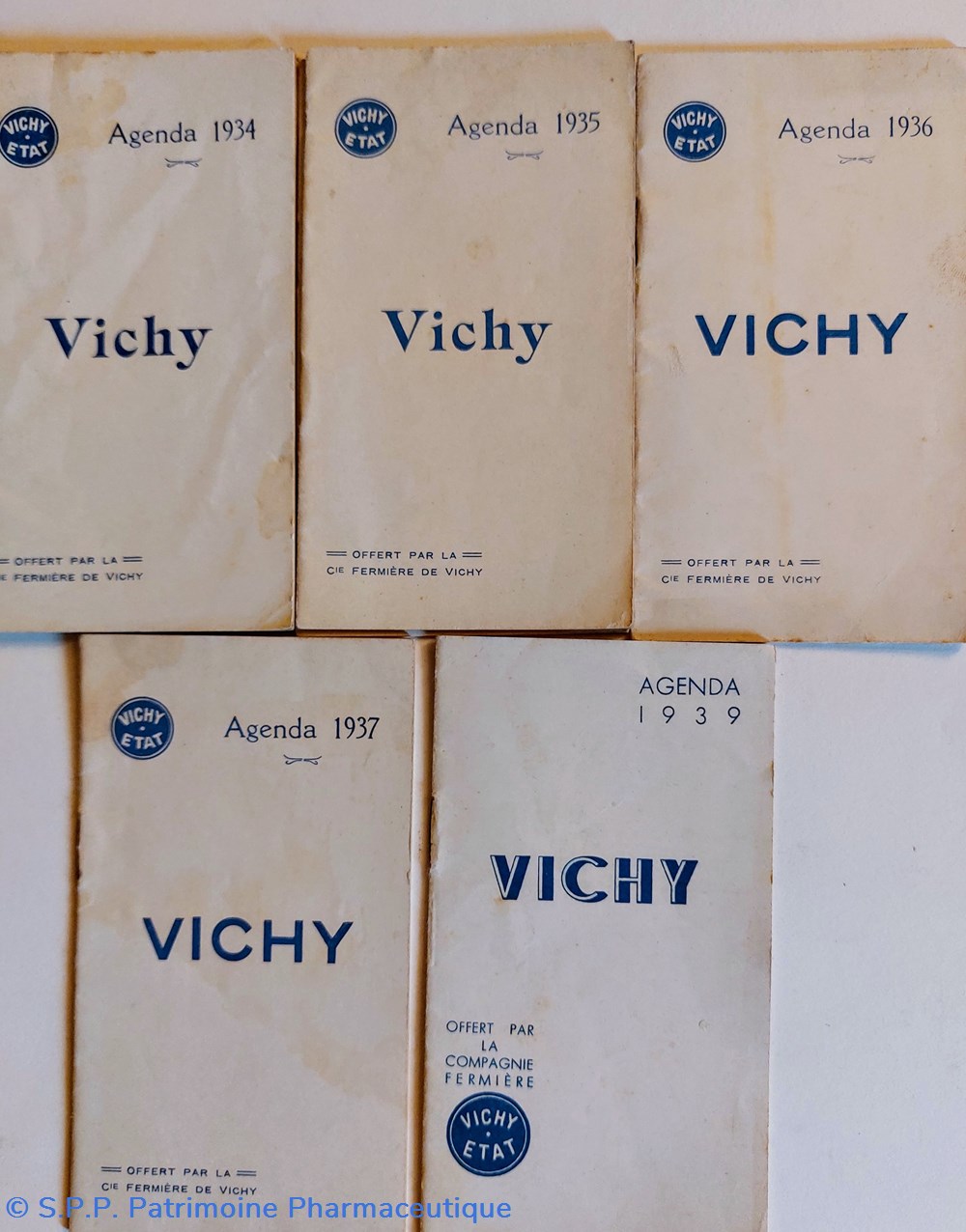 AGENDAS VICHY ETAT 1934- 1939 objets publicitaires agendas vichy etat 1934 1939