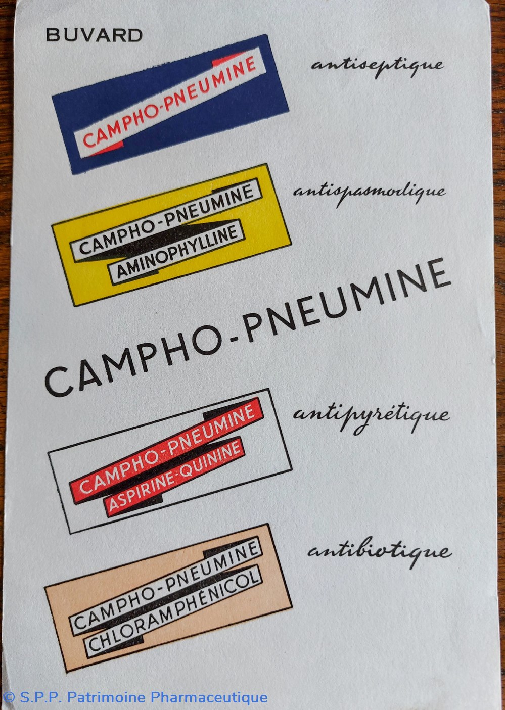 science pharmacie campho pneumine 4 specialites