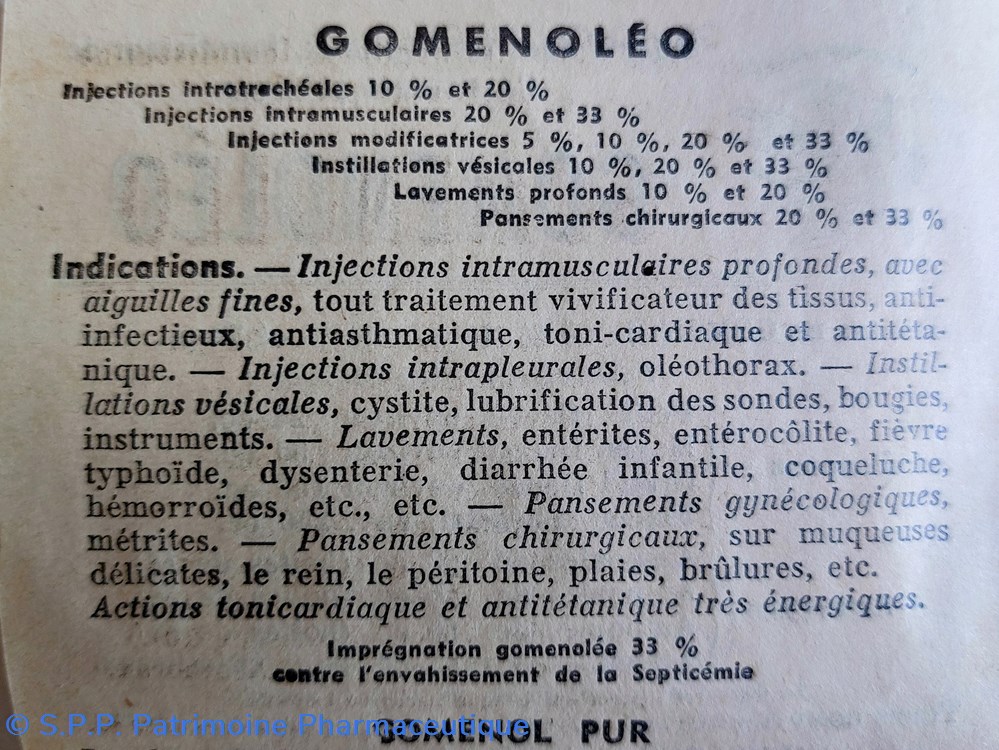 GOMENOLÉON 5% Ampoules de 5,5 cc 7 science pharmacie gomenoleon 5 ampoules de 5 5 cc