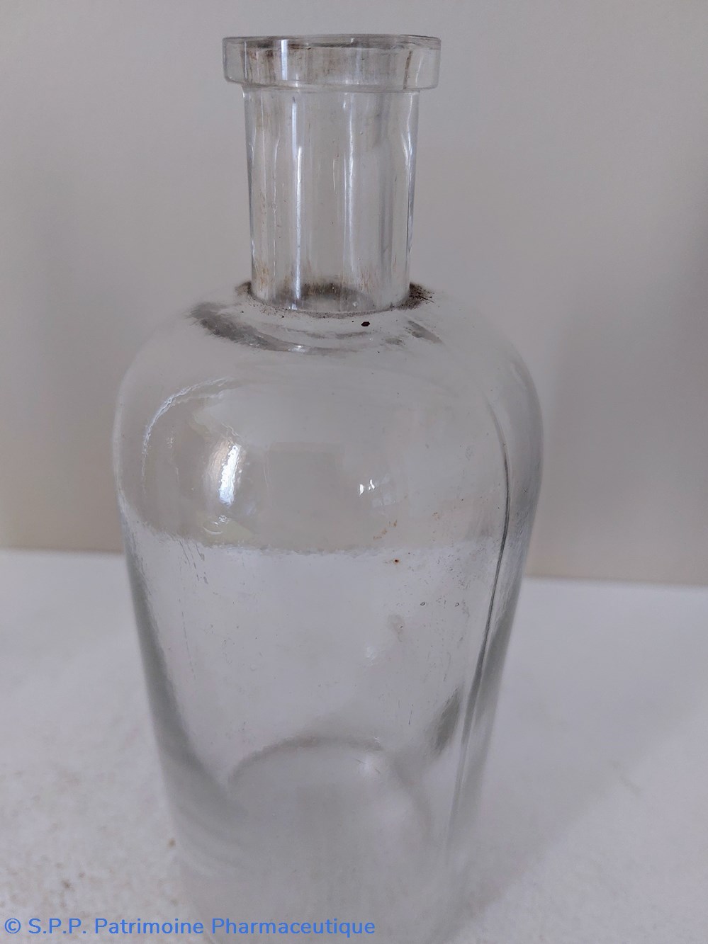 science pharmacie bouteille en verre blanc 18 cm