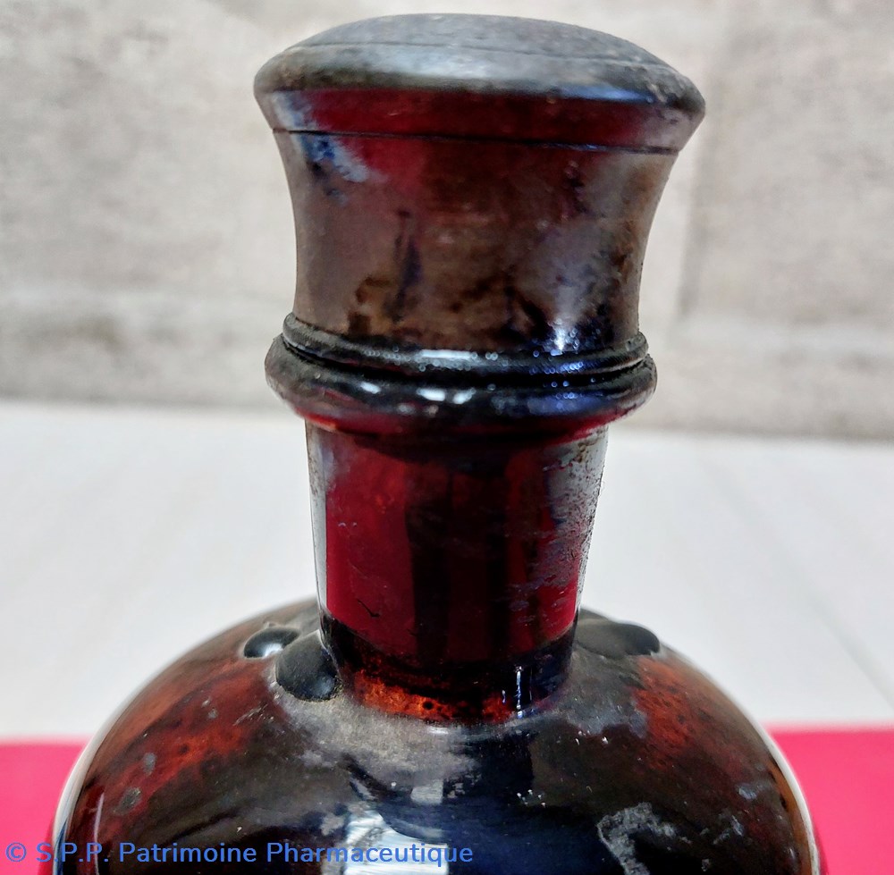 OL CADINUM - Bouteille en verre 2 science pharmacie ol cadinum bouteille en verre