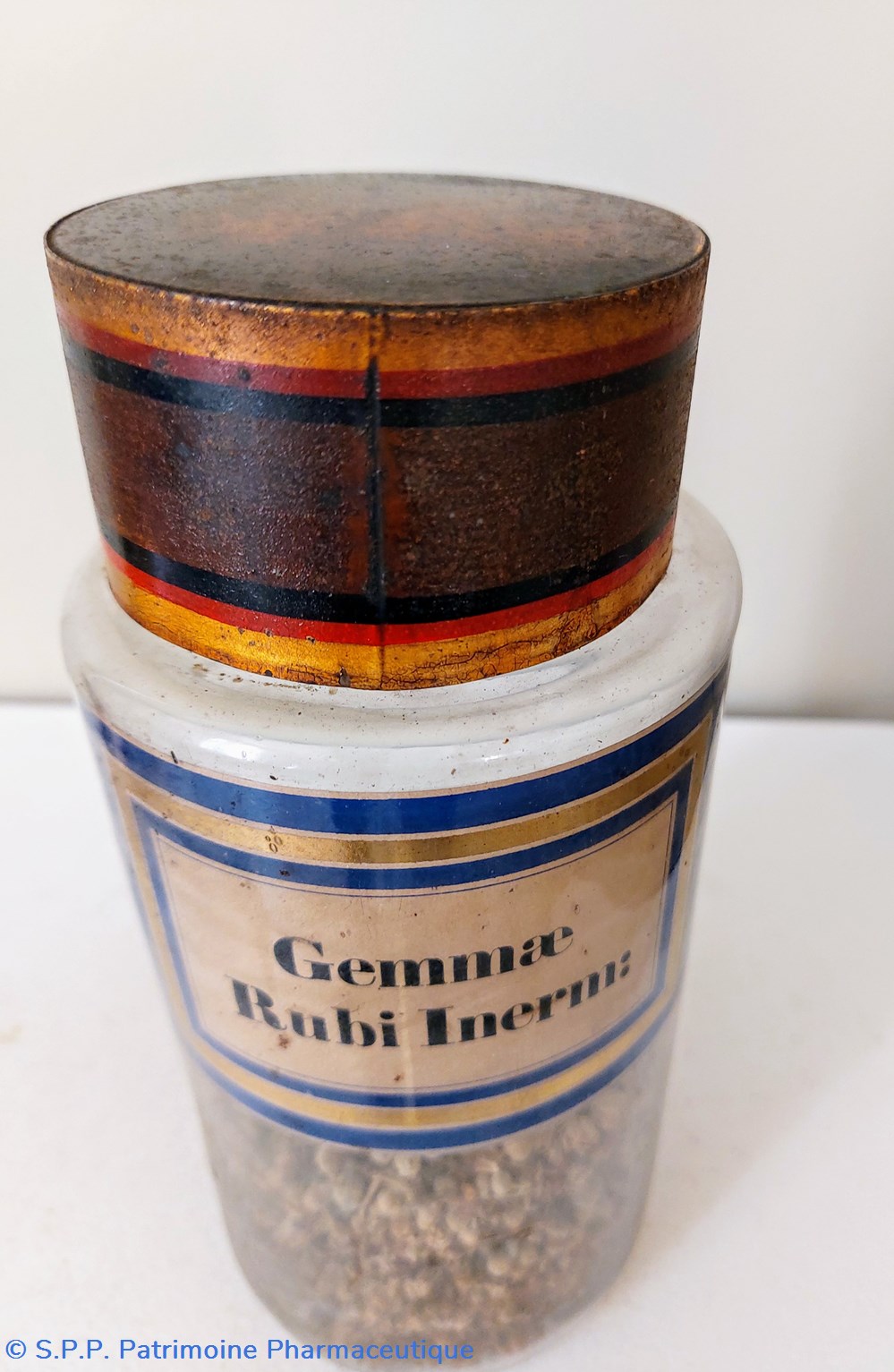 science pharmacie flacon herboristerie gemmae rubi inerm