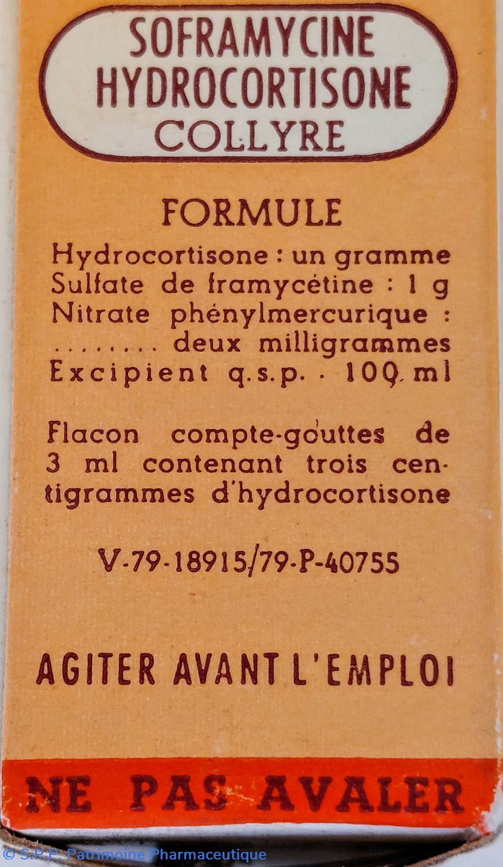 science pharmacie soframycine hydrocortisone collyre flacon roussel