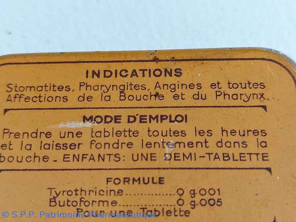 science tyrothricine lafran tablettes