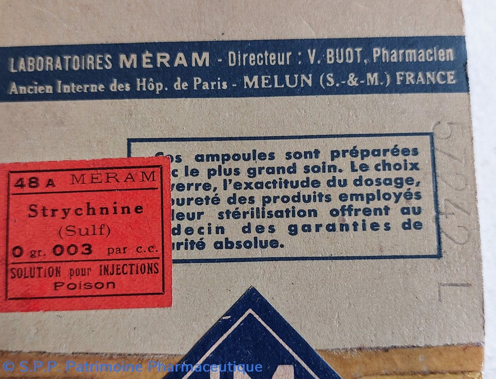 science pharmacie strychnine 48 a 6 ampoules meram