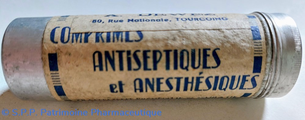 Comprimés antiseptiques anesthésiques DEWEZ science pharmacie comprimes antiseptiques anesthesiques dewez