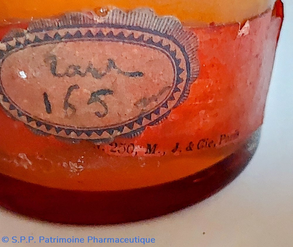 science pharmacie flacon verre ambre 11 5 proecipitatum rubrum