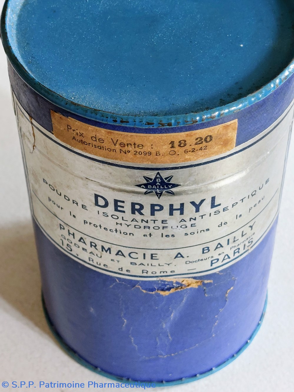 DERPHYL Poudre Soins de peau BAILLY 6 science pharmacie derphyl poudre soins de peau bailly