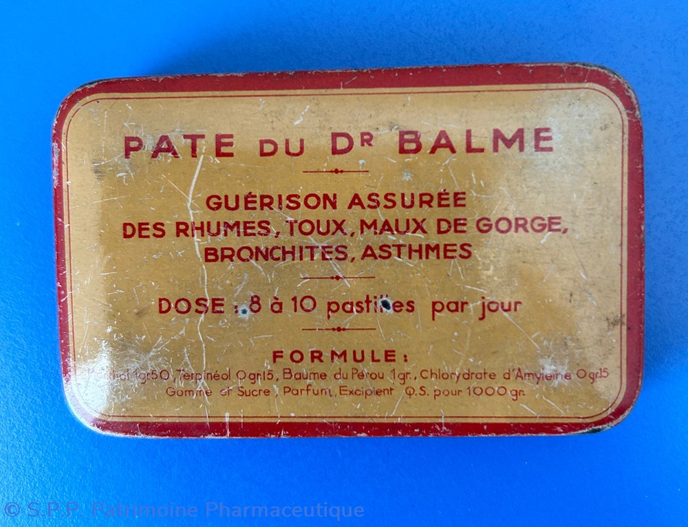 PÂTE du Dr BALME 2 science pharmacie pate du dr balme