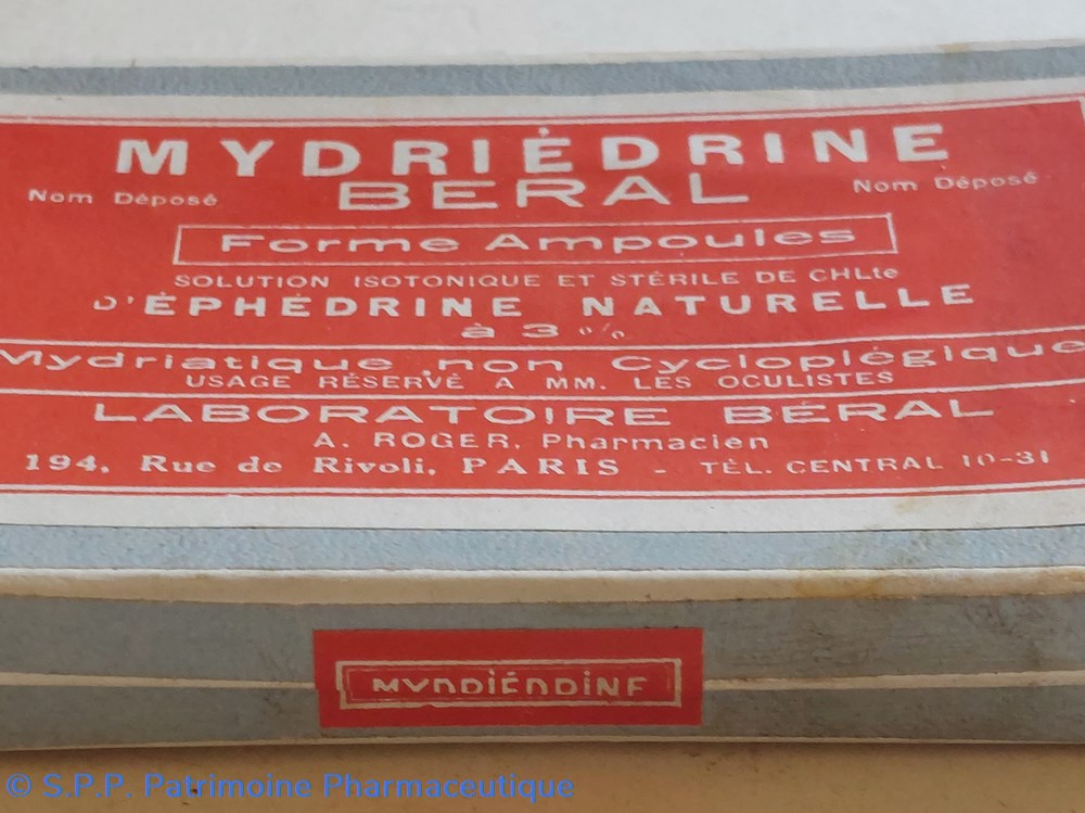 MYDRIÉDRINE BERAL (1) ampoules Collyre 5 science pharmacie mydriedrine beral 1 ampoules collyre