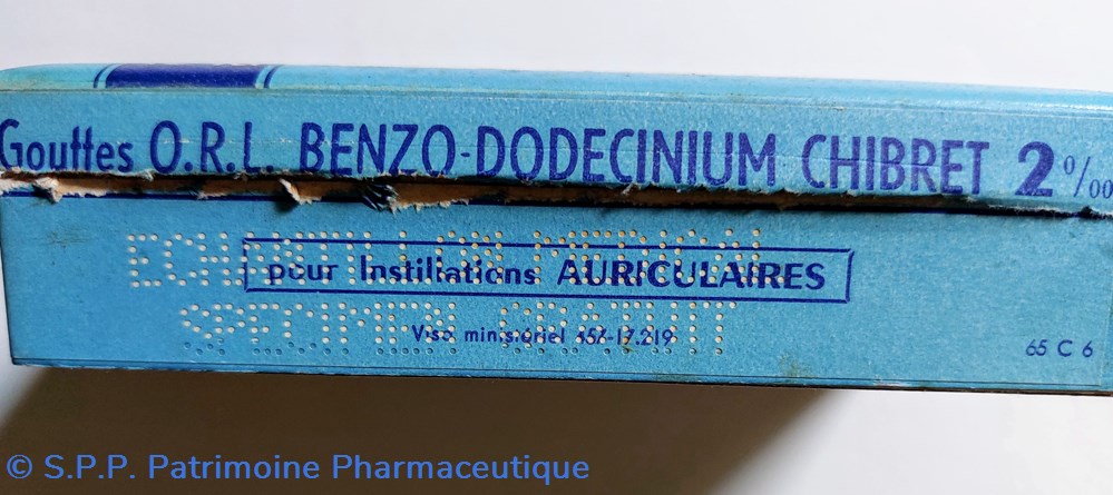 GOUTTES ORL BENZO - DOFECINIUM CHIBRET 2 science pharmacie gouttes orl benzo dofecinium chibret